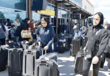 ایشیا کپ تنازع کا ڈراپ سین: پناہ کی درخواستیں واپس لینے والی ایرانی فٹبالرز وطن پہنچ گئیں