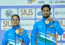 ونشیکا-چراغ نے پستول مکسڈ ٹیم ایونٹ میں گولڈ جیت لیا