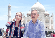 لاؤس کے نائب وزیر اعظم نے اپنی اہلیہ کے ساتھ تاج محل کا کیا دیدار