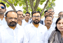 راج گھاٹ پر کانگریس تنظیم کا ستیہ گرہ میناکشی نٹراجن کے معاملے پر ریاستی سطح پر جدوجہد کا اعلان
