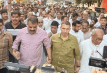 چیف الیکشن کمشنر کے خلاف کانگریس کا ریاست گیر احتجاج، استعفے کا مطالبہ